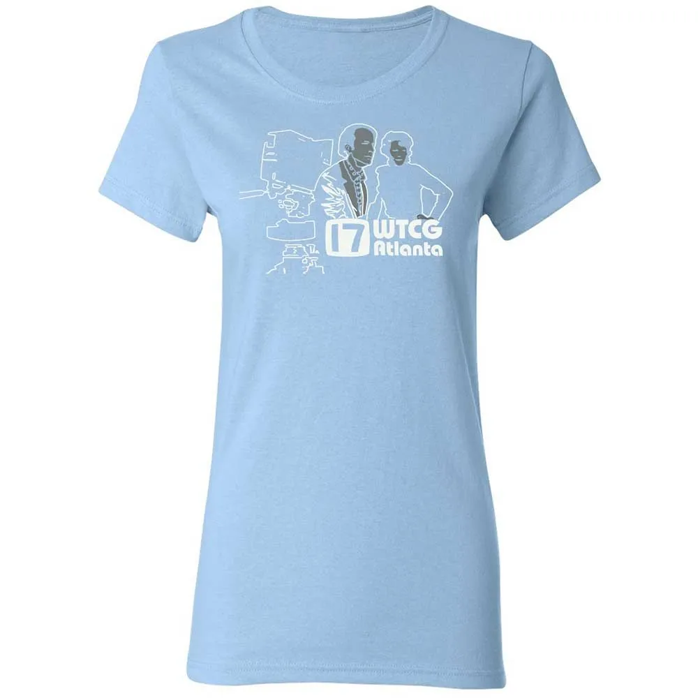 Women's T-Shirt - 9NZYM7P6 - Light Blue - 13
