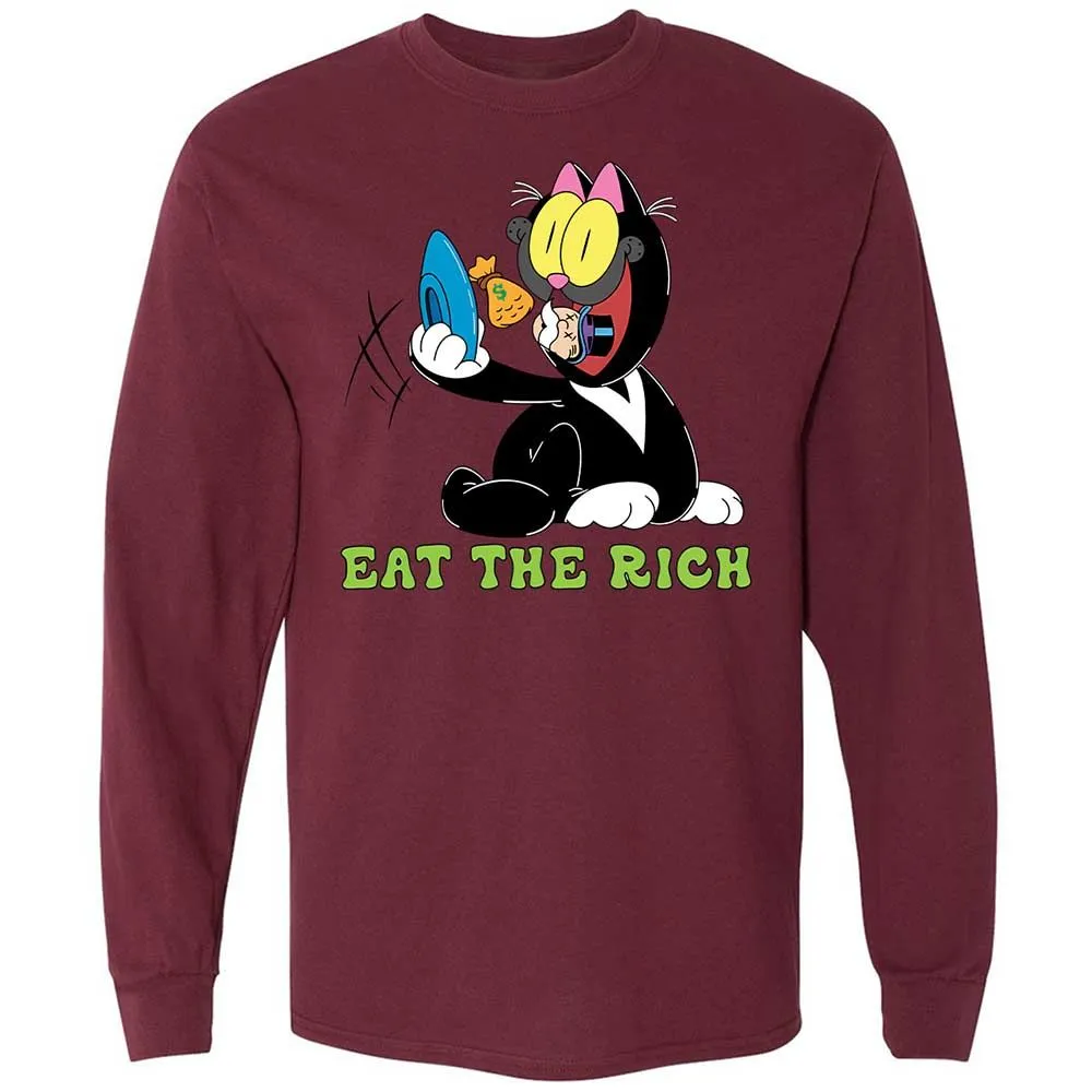 Long Sleeve T-Shirt - P8UPFLYQ - Maroon - 16