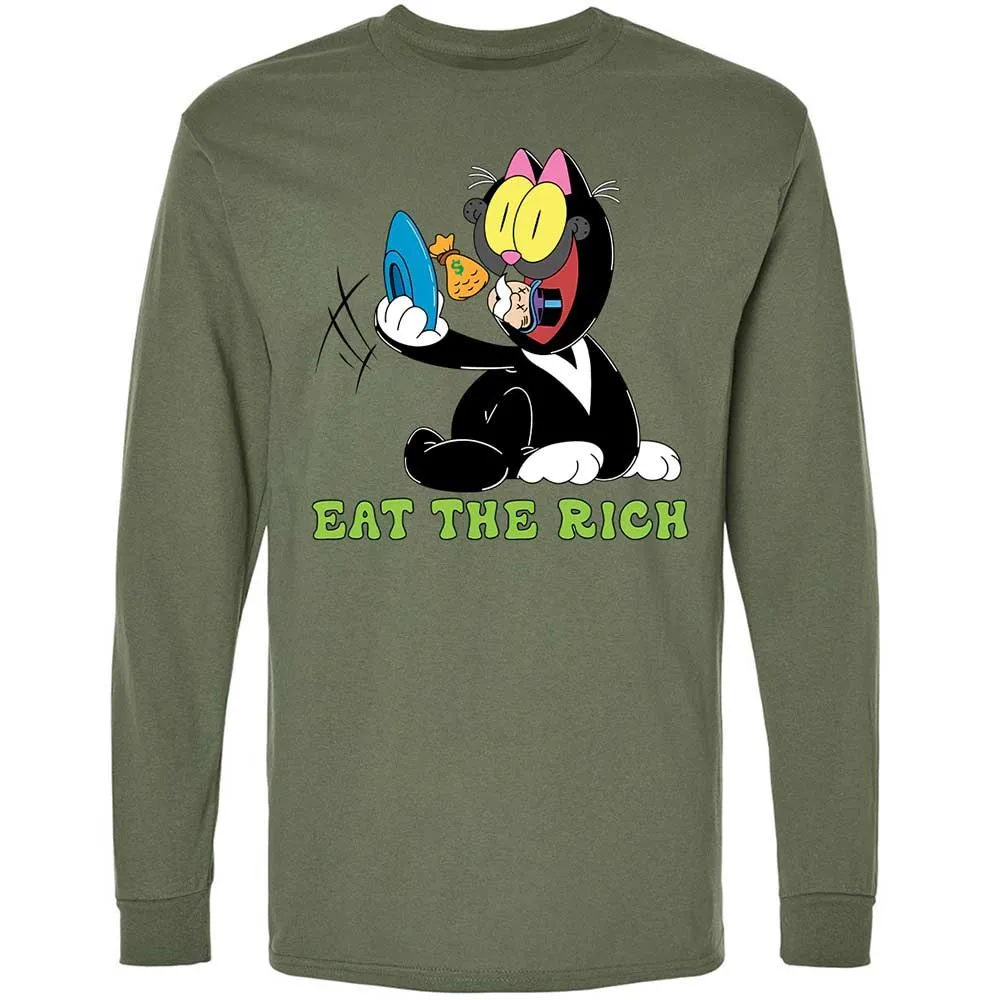 Long Sleeve T-Shirt - P8UPFLYQ - Military Green - 19