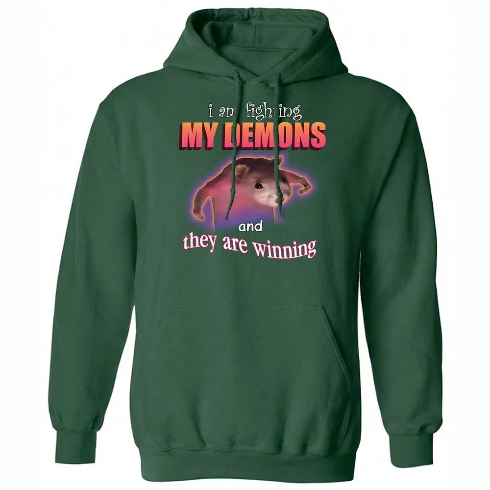 I'm fighting my demons - Forest Green - 16