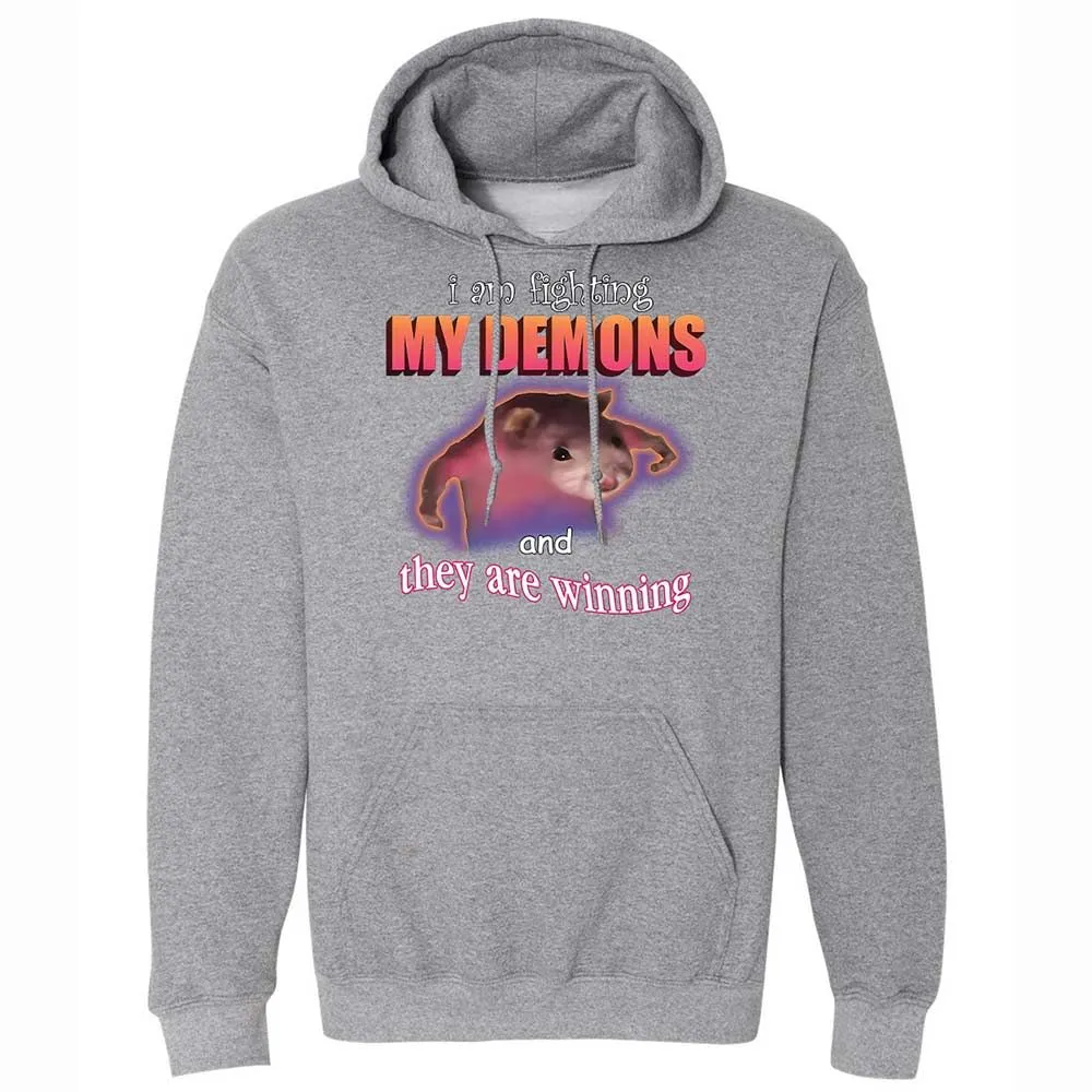 I'm fighting my demons - Graphite Heather - 17