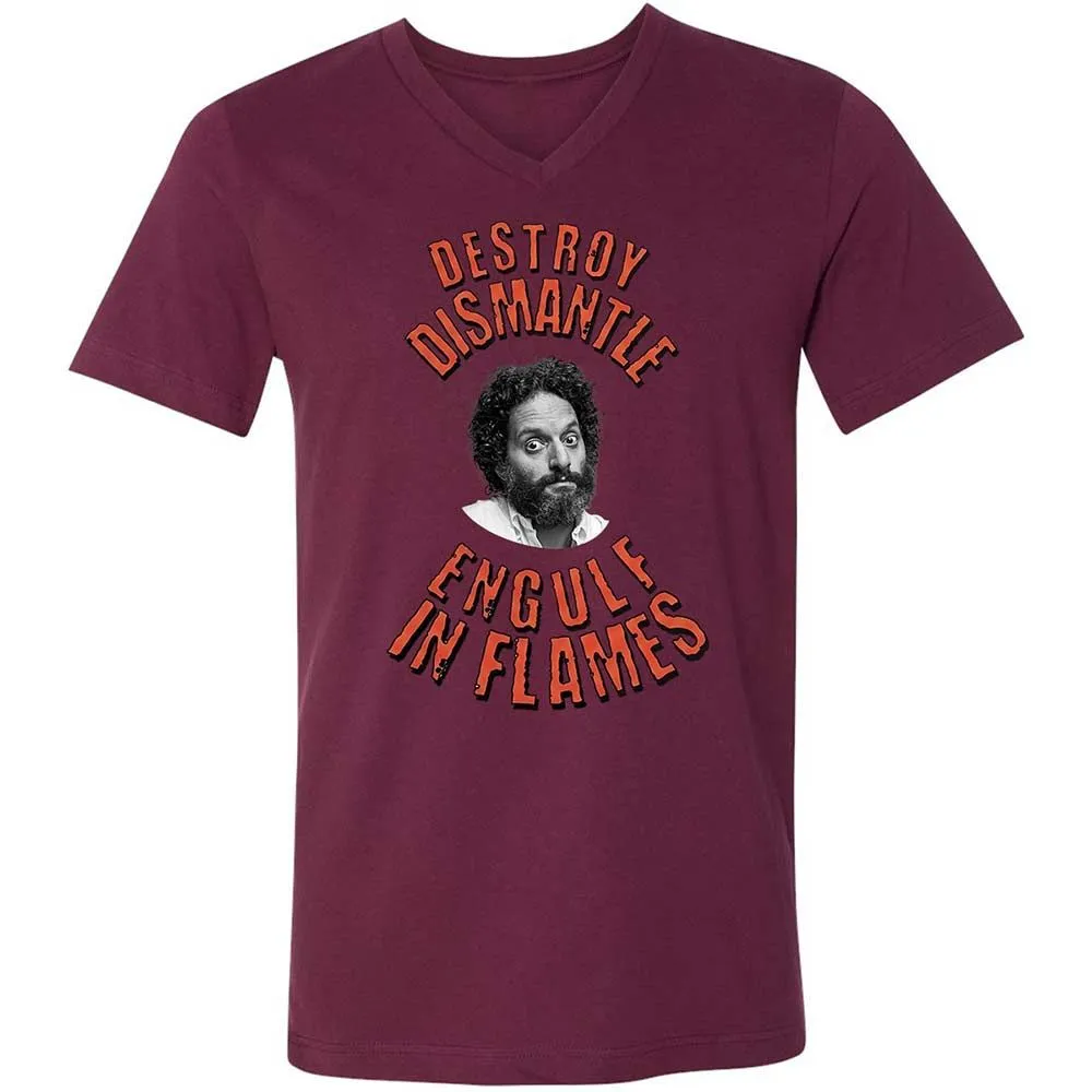 Destroy, Dismantle, Engulf in Flames - Maroon - 14