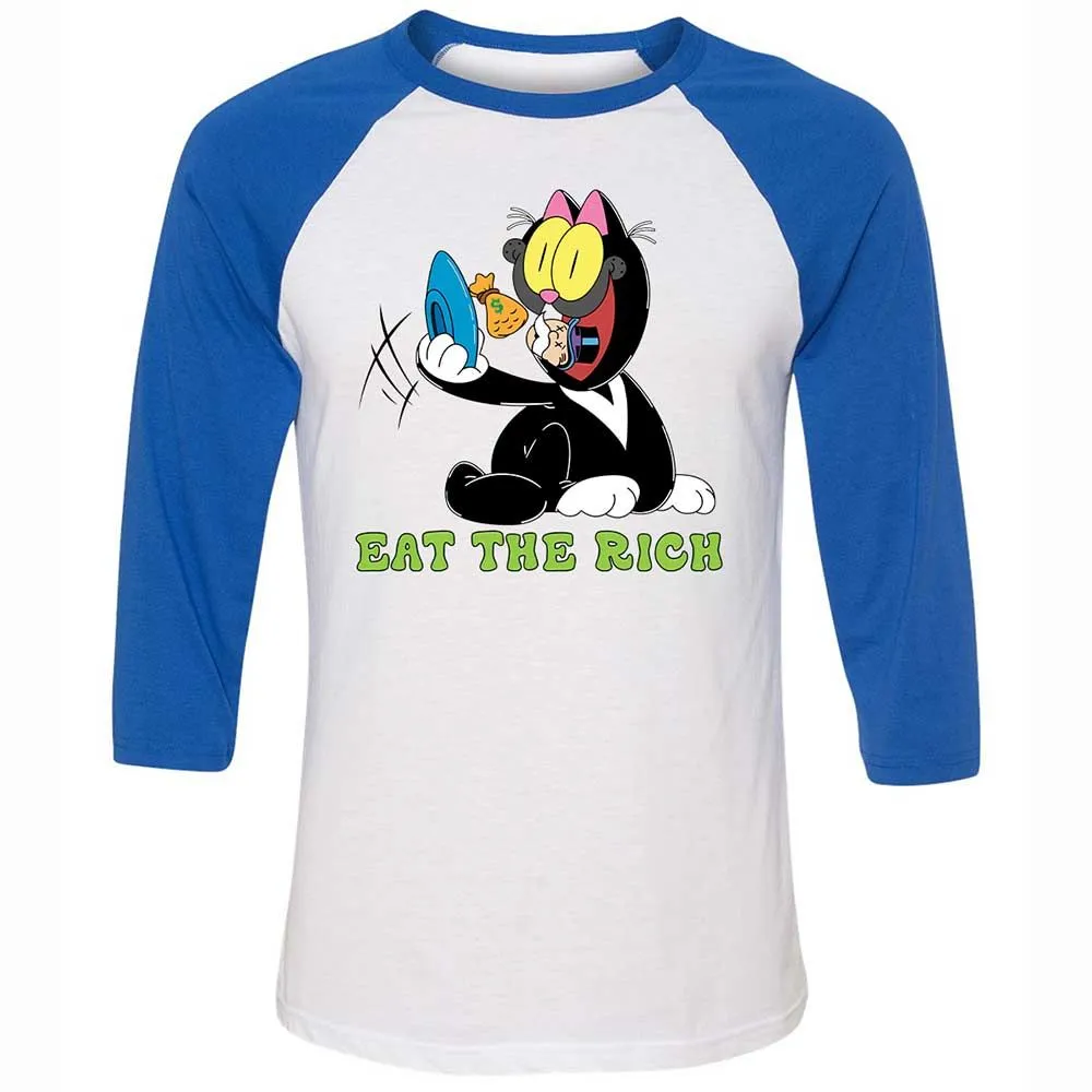 Unisex 3/4 Baseball Tee - 5TK8WQR4 - White/True Royal - 10
