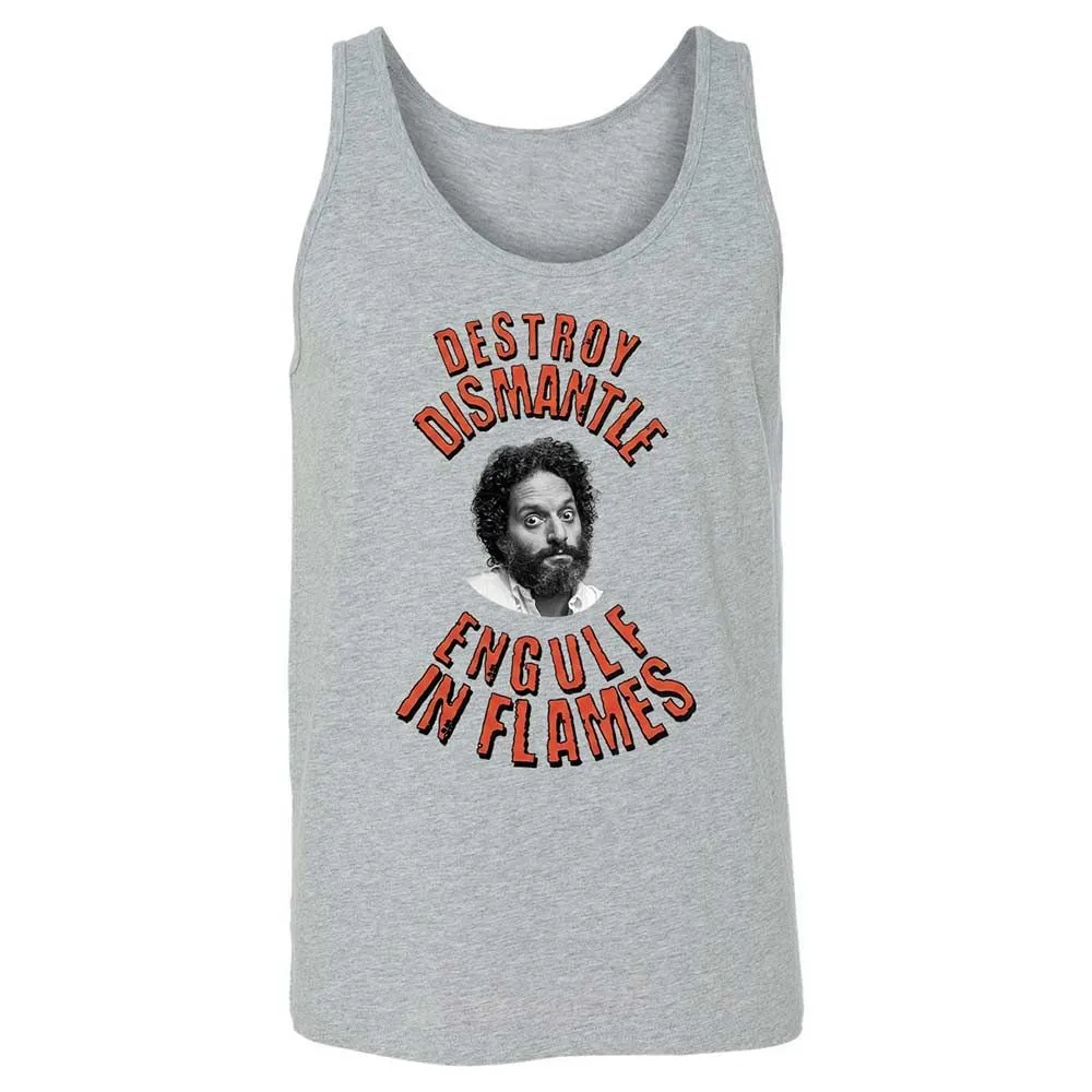 Destroy, Dismantle, Engulf in Flames - Athletic Heather - 2