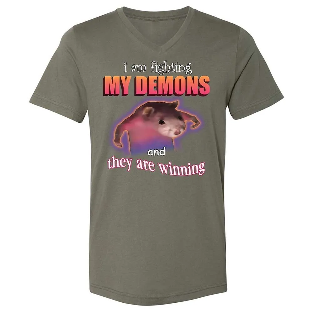 I'm fighting my demons - Military Green - 15