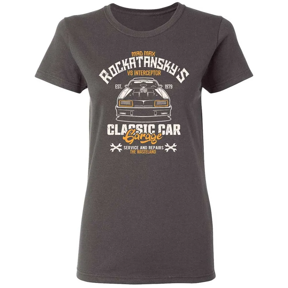 Women's T-Shirt - Q2YA5U87 - Charcoal - 4