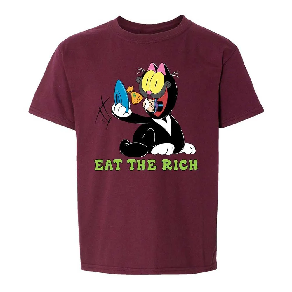 Kids T-Shirt - KD6TX5MY - Maroon - 19