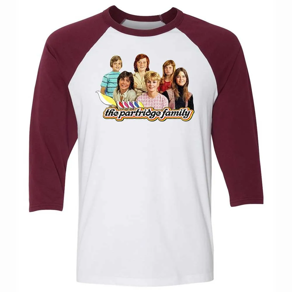 Unisex 3/4 Baseball Tee - CKJ618EC - White/Maroon - 7