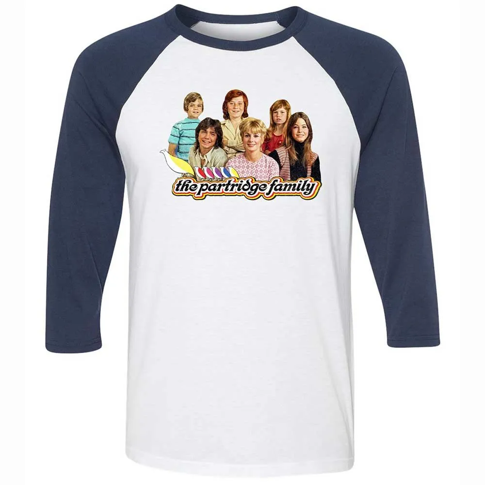 Unisex 3/4 Baseball Tee - CKJ618EC - White/Navy - 8