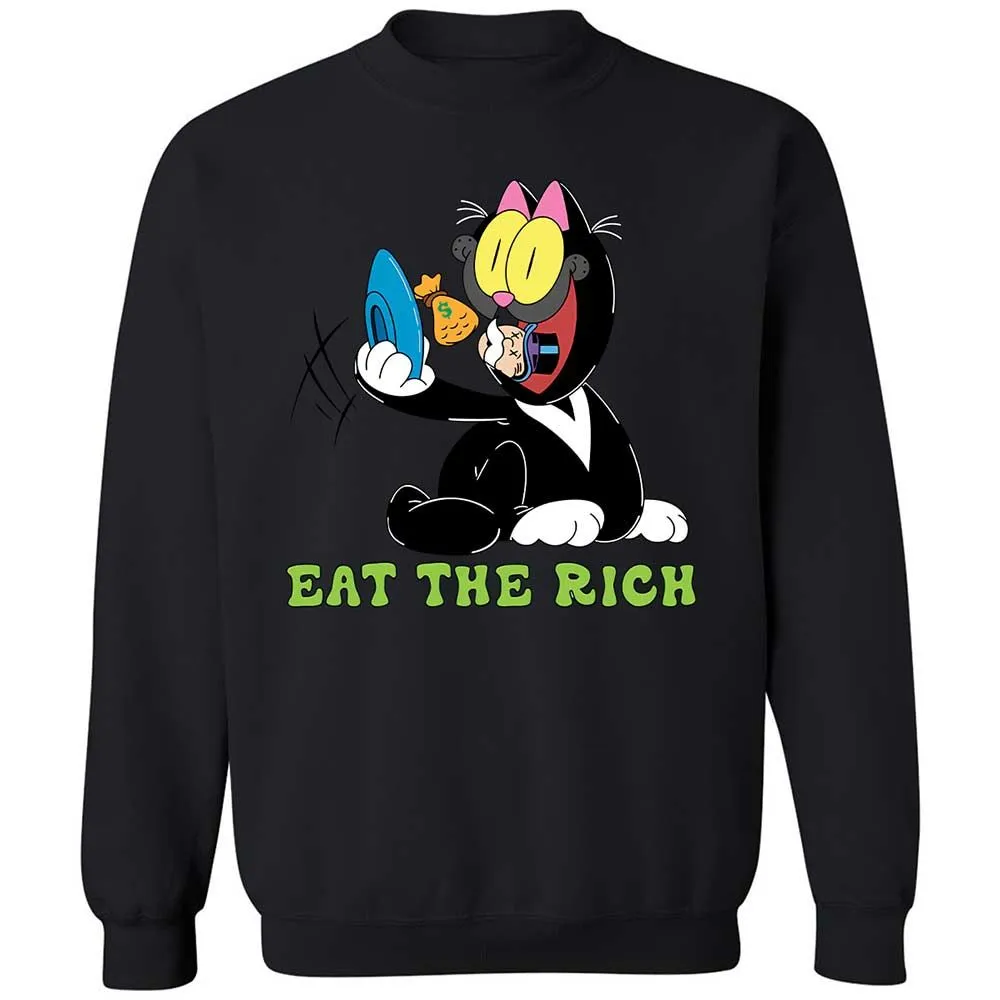 Classic Unisex Sweatshirt - HKH4A8VL - Black - 14