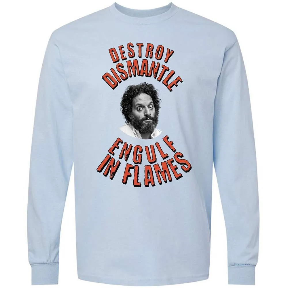 Destroy, Dismantle, Engulf in Flames - Light Blue - 4