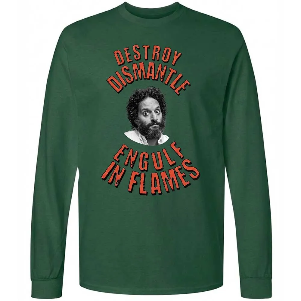 Destroy, Dismantle, Engulf in Flames - Forest Green - 14