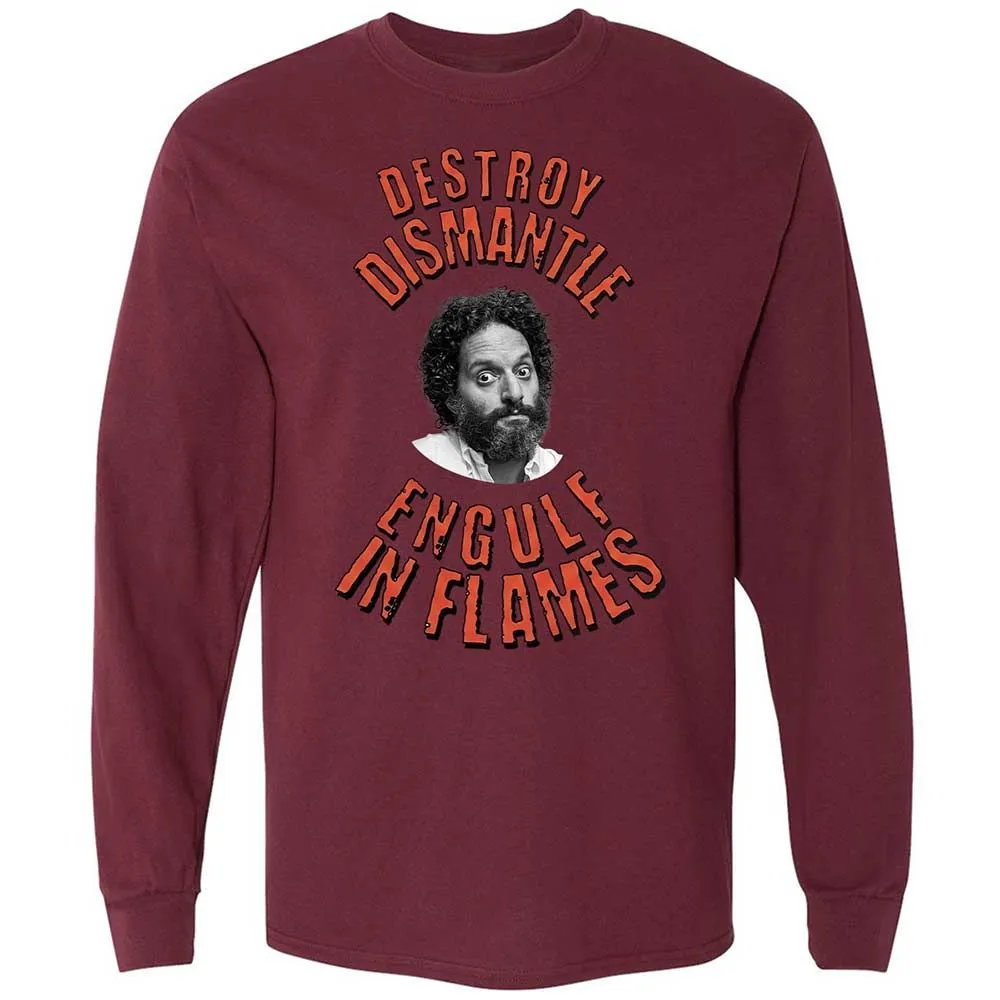 Destroy, Dismantle, Engulf in Flames - Maroon - 16