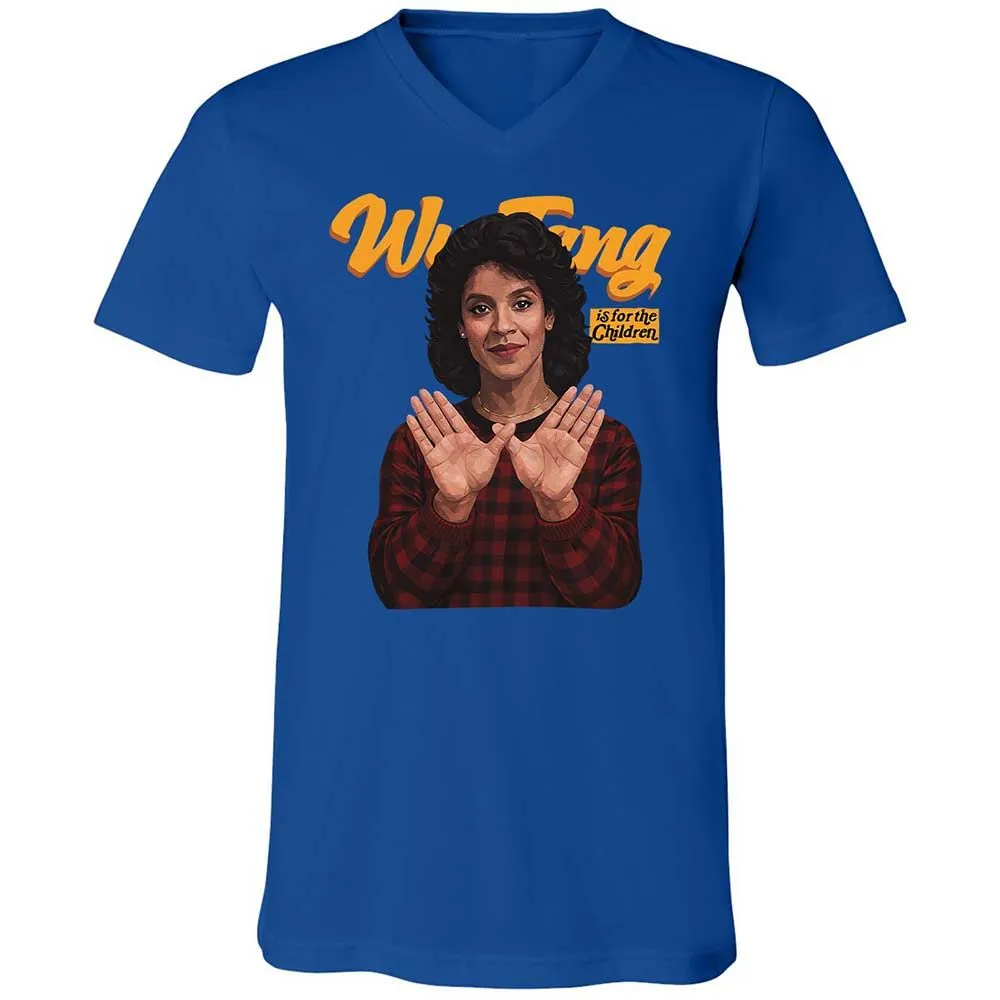 Unisex V-Neck T-Shirt - NBEL4DBQ - True Royal - 4