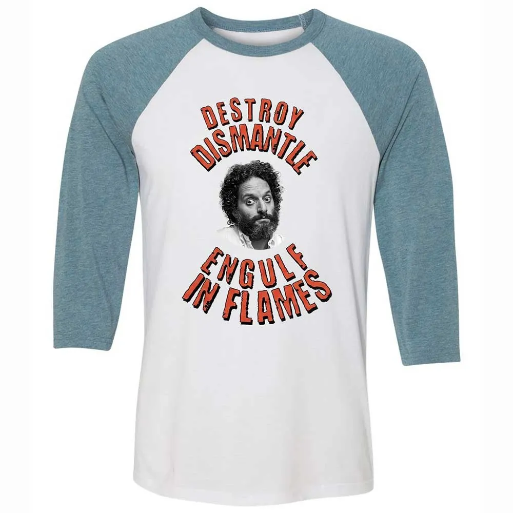 Destroy, Dismantle, Engulf in Flames - White/Denim - 3