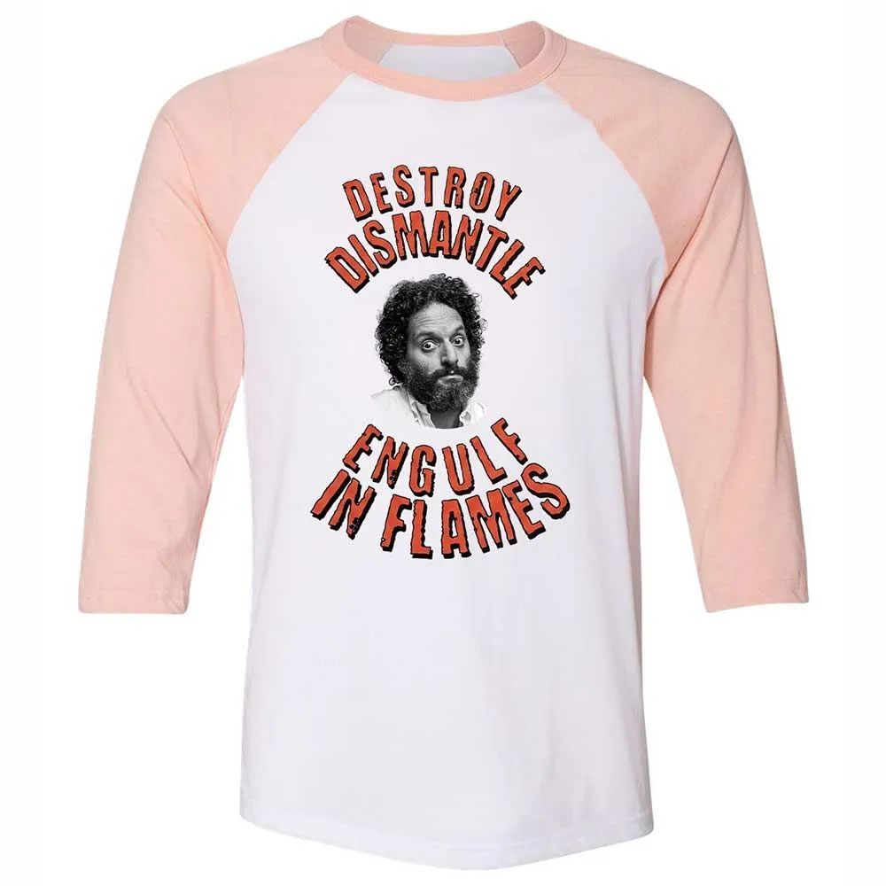 Destroy, Dismantle, Engulf in Flames - White/Heather Peach - 5