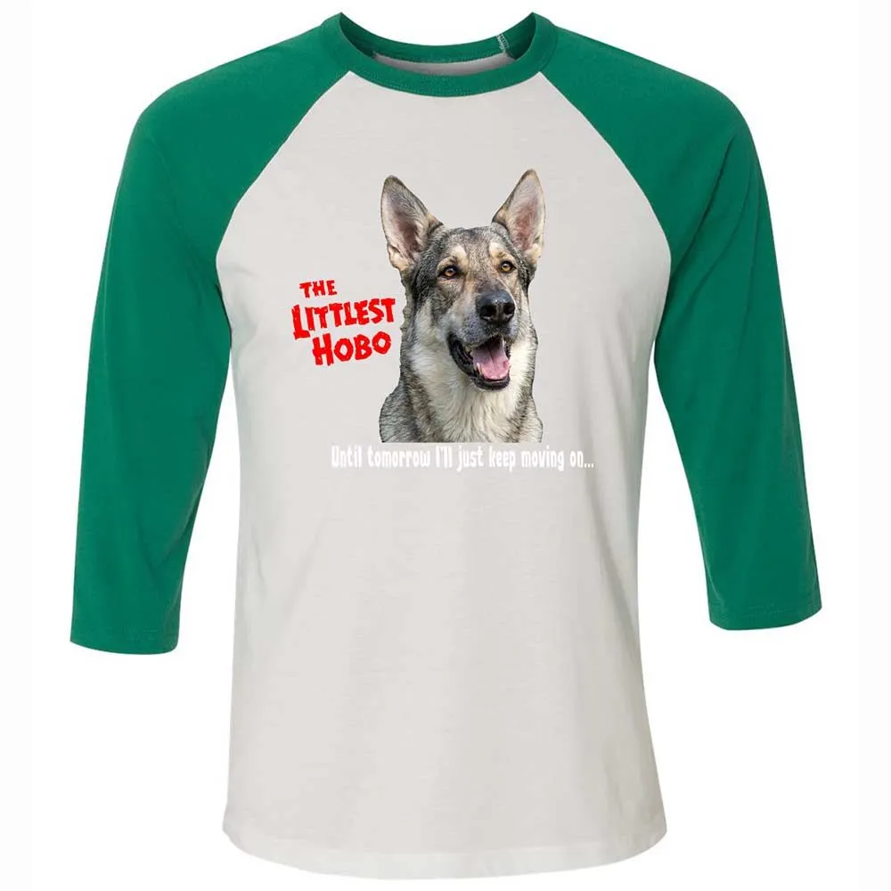 Unisex 3/4 Baseball Tee - TBYATKEU - White/Kelly - 6