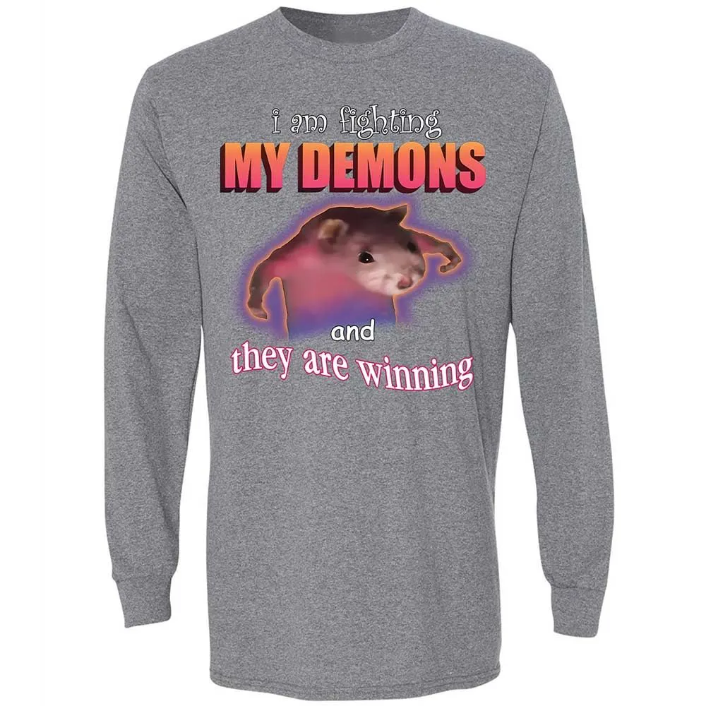 I'm fighting my demons - Graphite Heather - 18