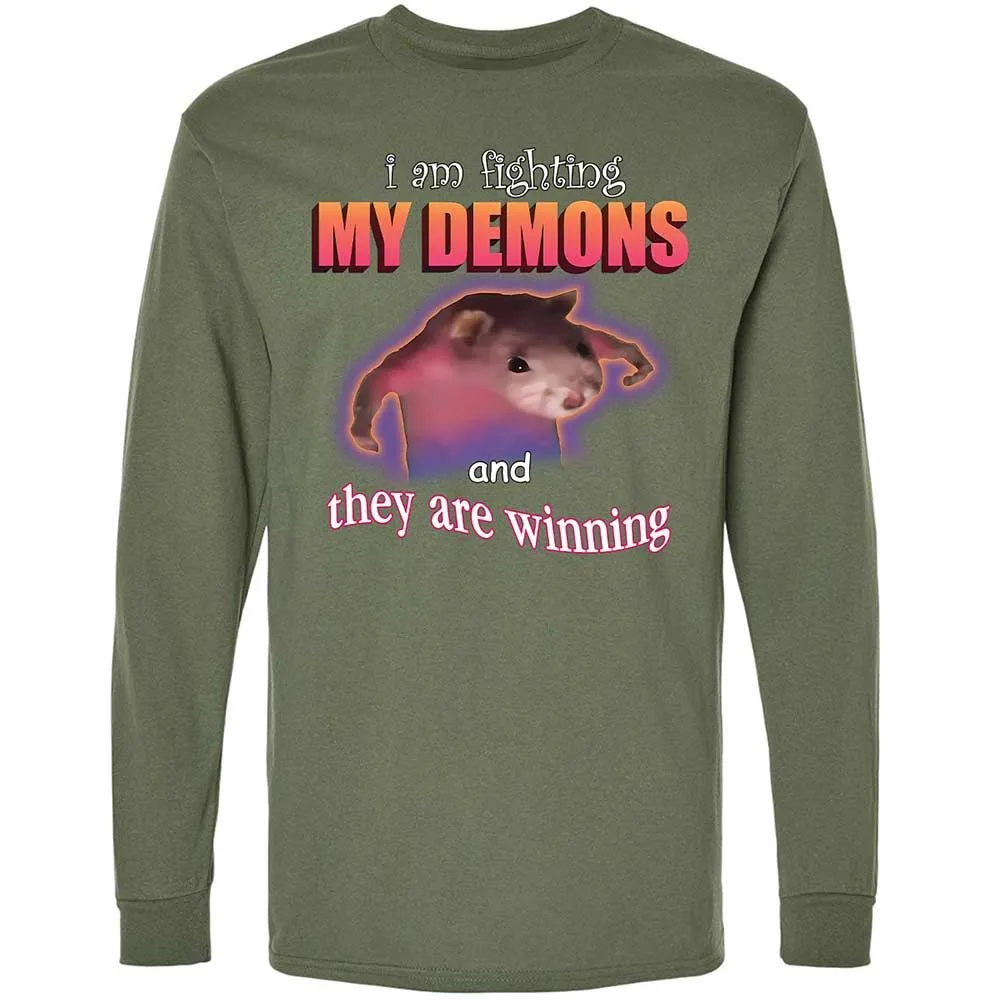 I'm fighting my demons - Military Green - 19