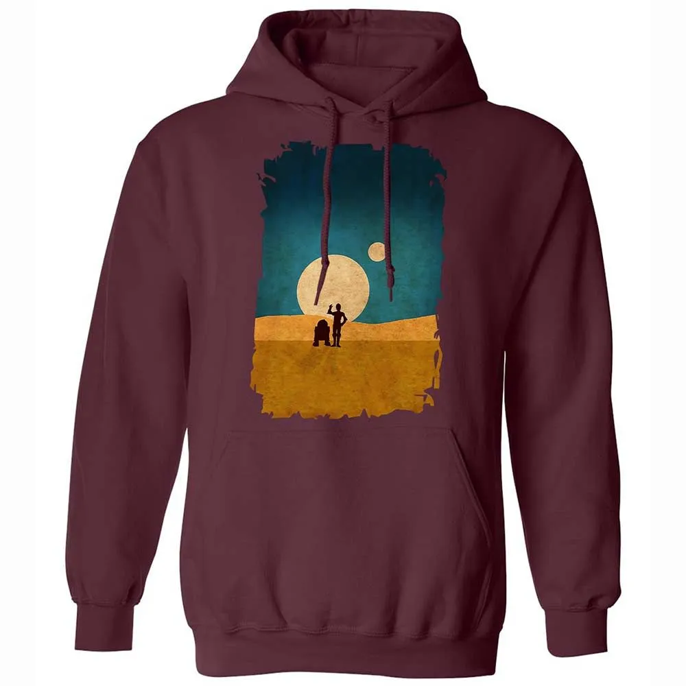 Droids In The Dunes - Maroon - 19
