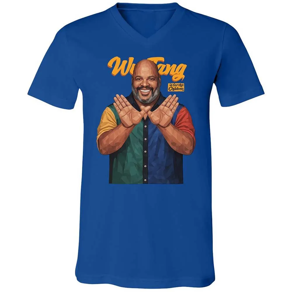 Unisex V-Neck T-Shirt - BVWM8H9Z - True Royal - 4