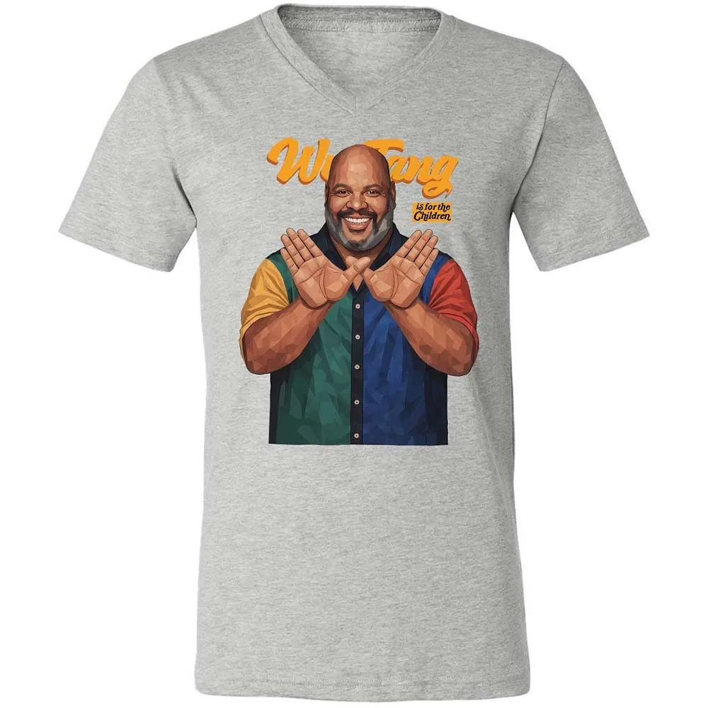 Unisex V-Neck T-Shirt - BVWM8H9Z - Athletic Heather - 15