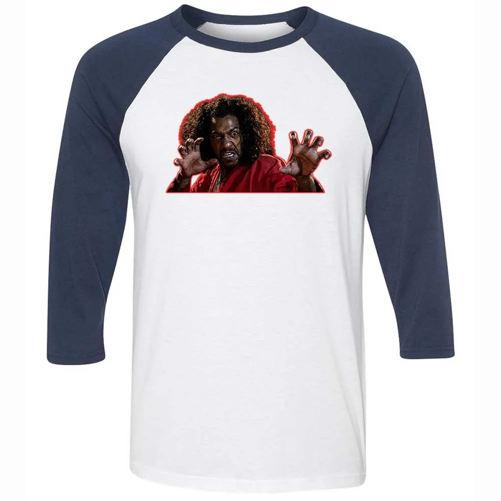 Unisex 3/4 Baseball Tee - 8BBXUU76 - White/Navy - 8