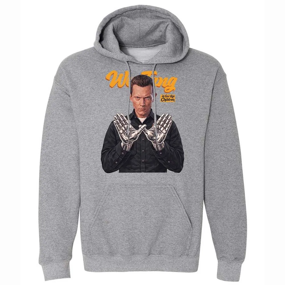 Classic Unisex Hoodie - Black - Graphite Heather - 4