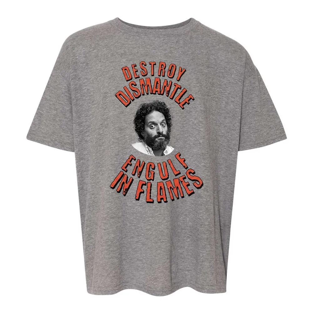Destroy, Dismantle, Engulf in Flames - Graphite Heather - 18