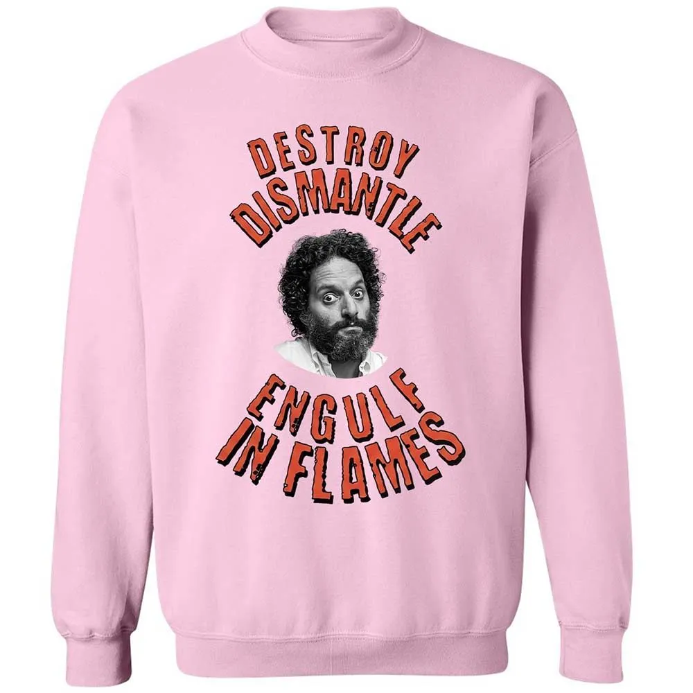 Destroy, Dismantle, Engulf in Flames - Light Pink - 7