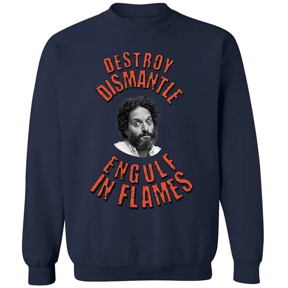 Destroy, Dismantle, Engulf in Flames - Navy - 15