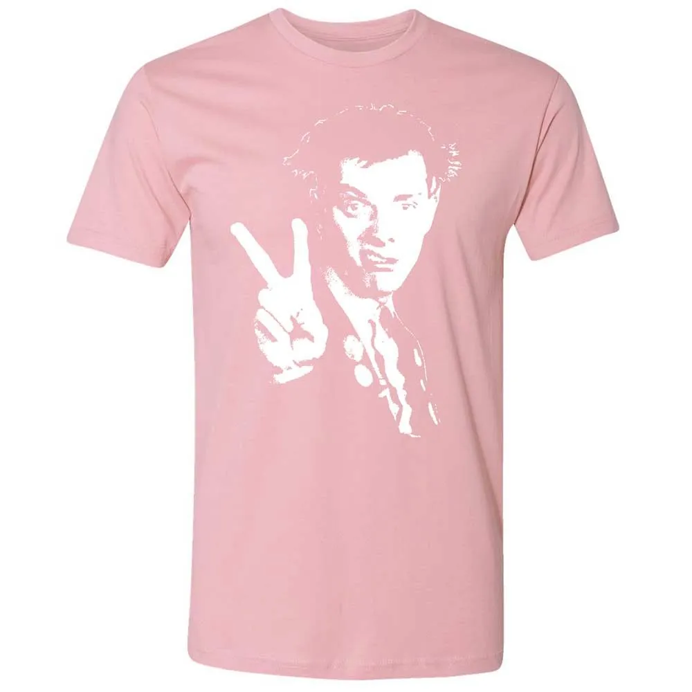Premium Unisex T-Shirt - Black - Light Pink - 16
