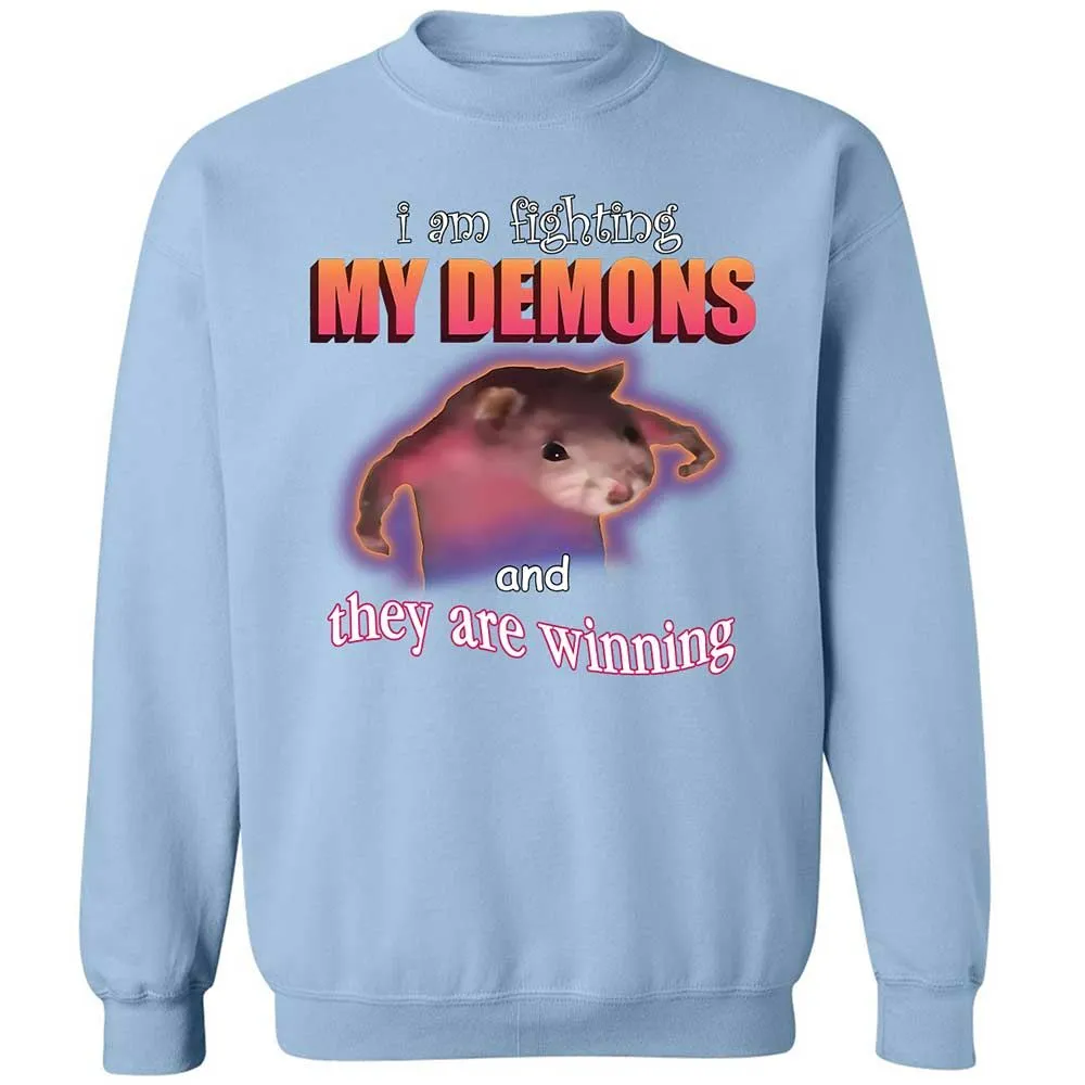 I'm fighting my demons - Light Blue - 4
