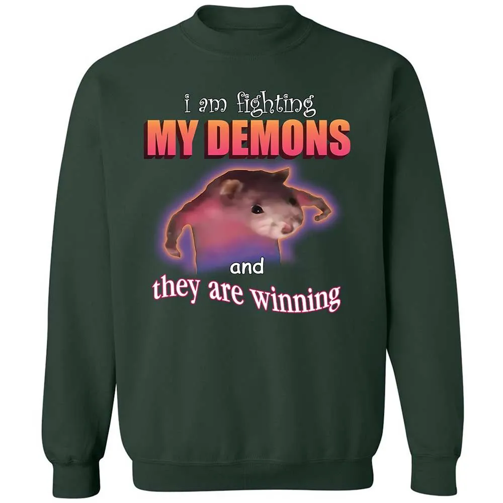 I'm fighting my demons - Forest Green - 17