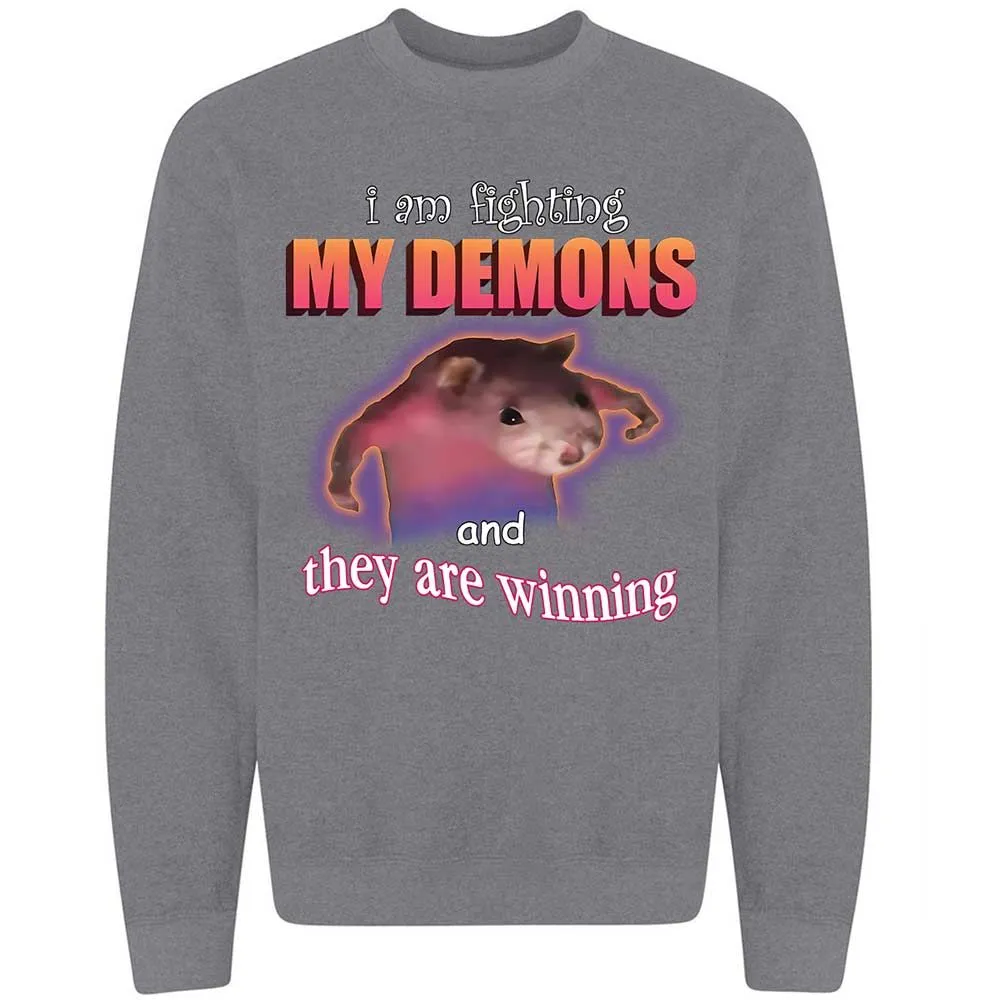 I'm fighting my demons - Graphite Heather - 19