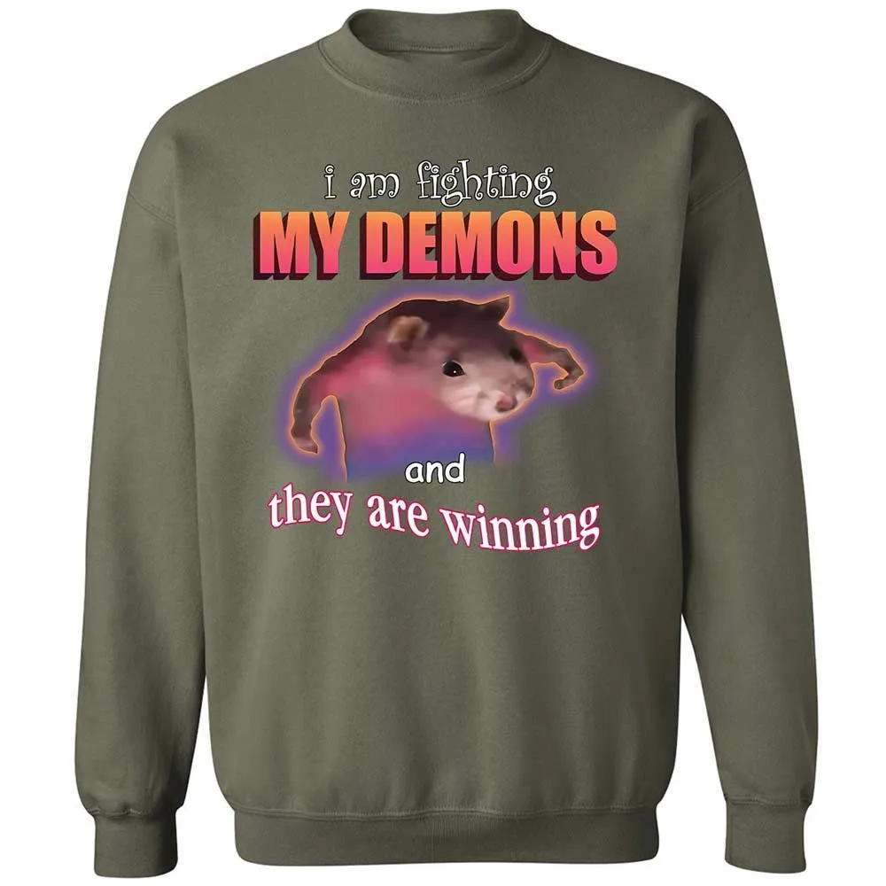 I'm fighting my demons - Military Green - 21