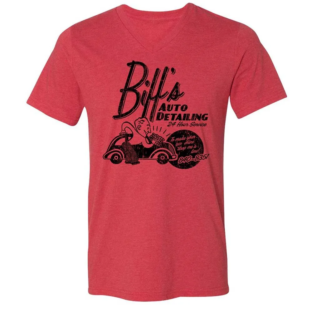 Unisex V-Neck T-Shirt - YQQ2389C - Heather Red - 6