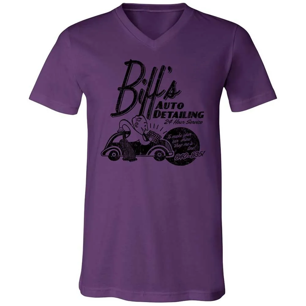 Unisex V-Neck T-Shirt - YQQ2389C - Team Purple - 10