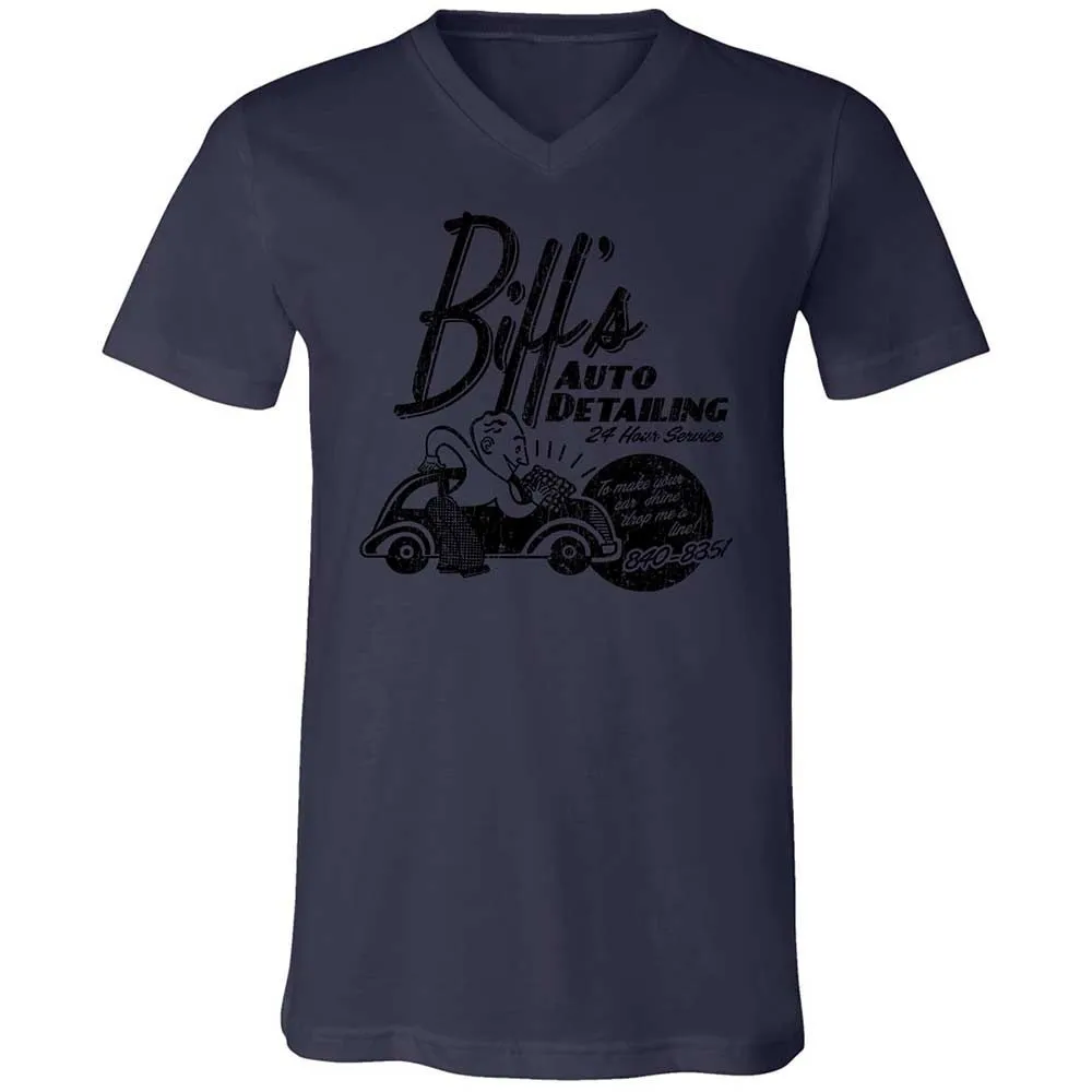Unisex V-Neck T-Shirt - YQQ2389C - Navy - 12