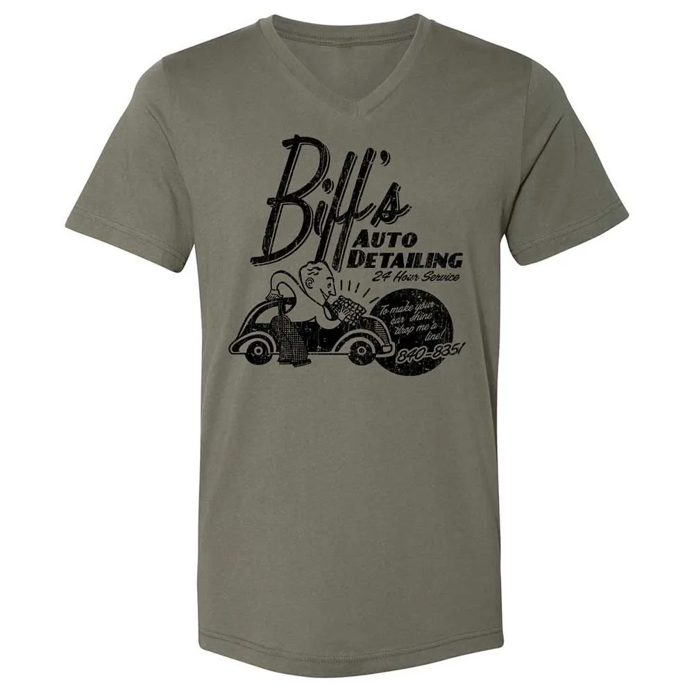 Unisex V-Neck T-Shirt - YQQ2389C - Military Green - 15