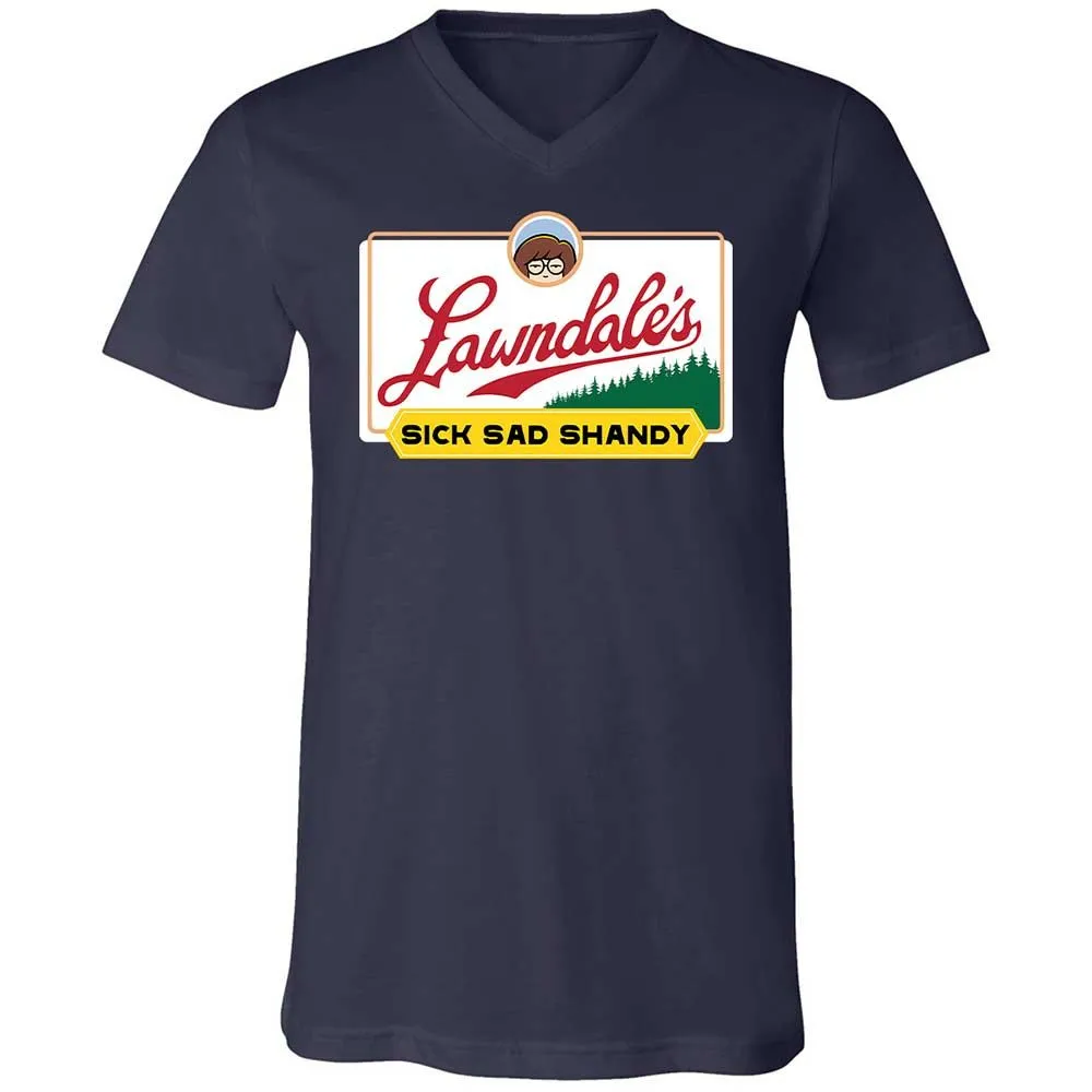 Unisex V-Neck T-Shirt - SRGN21SY - Navy - 2