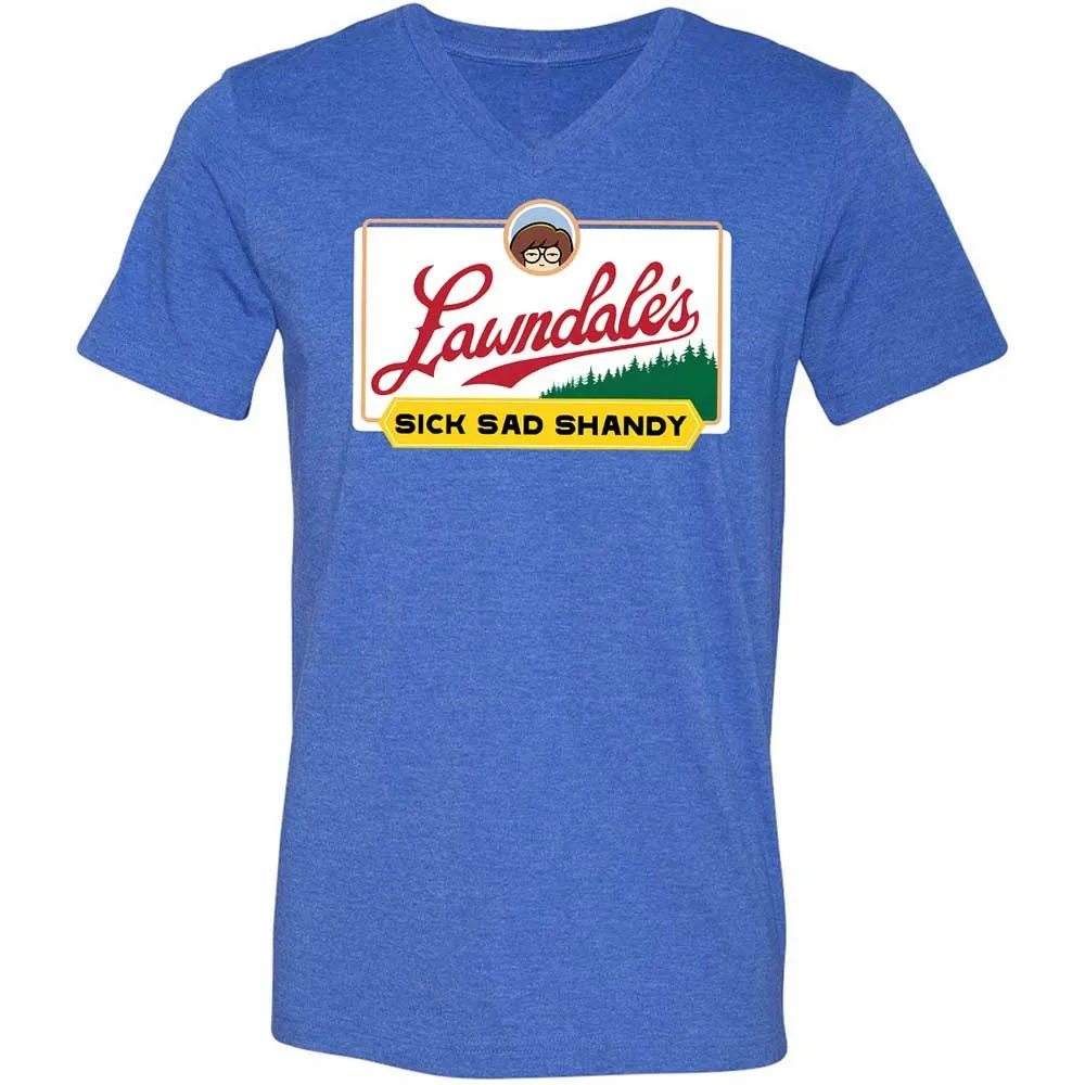 Unisex V-Neck T-Shirt - SRGN21SY - Heather True Royal - 5