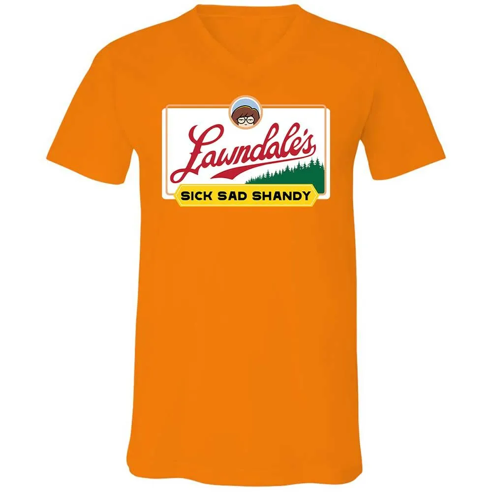 Unisex V-Neck T-Shirt - SRGN21SY - Orange - 12