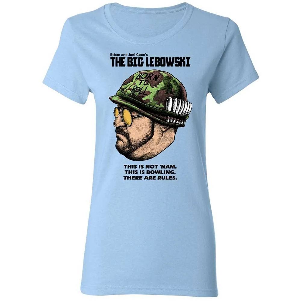 Women's T-Shirt - White - Light Blue - 6