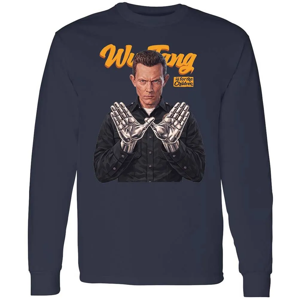 Long Sleeve T-Shirt - Black - Navy - 2