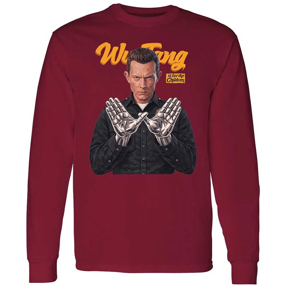 Long Sleeve T-Shirt - Black - Cardinal Red - 7