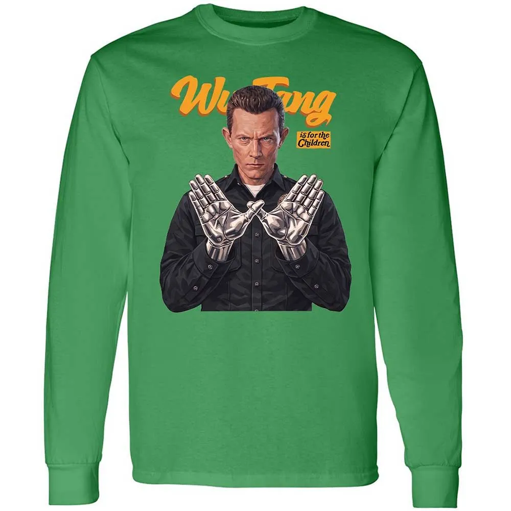 Long Sleeve T-Shirt - Black - Irish Green - 10