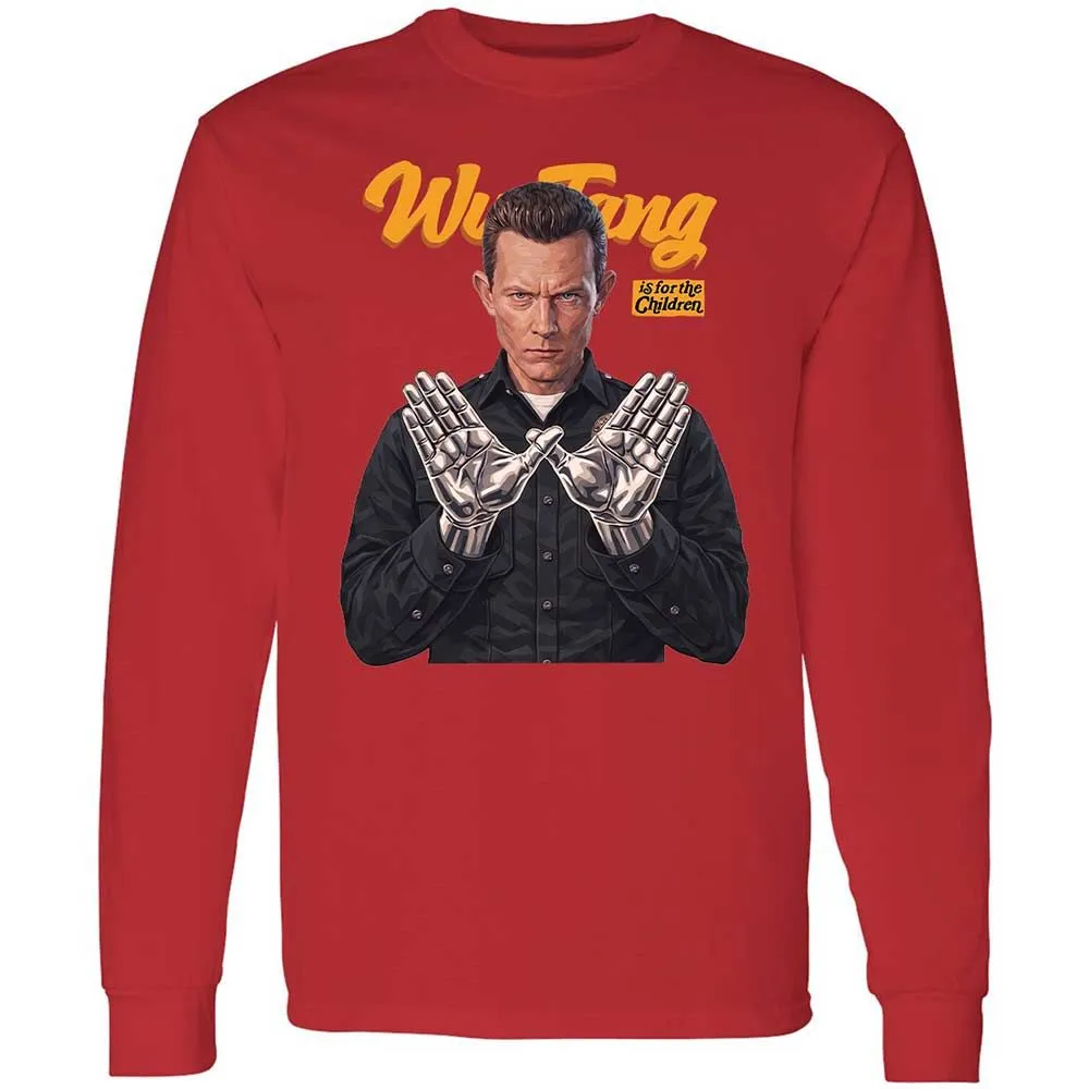 Long Sleeve T-Shirt - Black - Red - 11