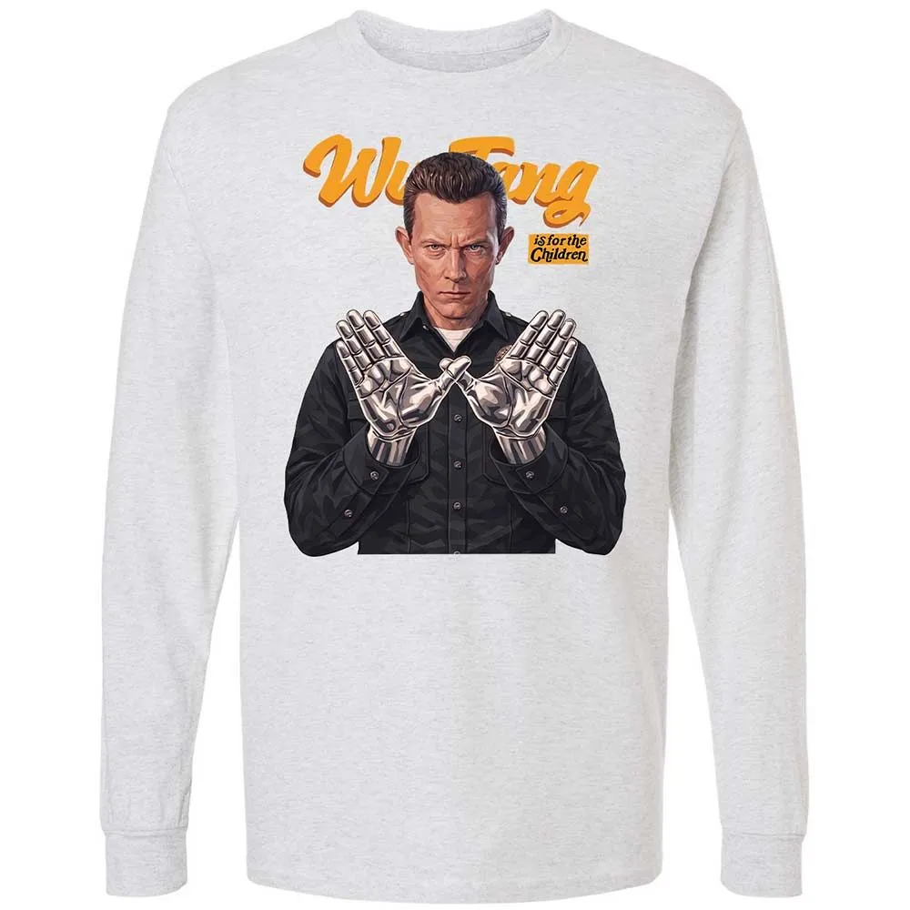 Long Sleeve T-Shirt - Black - Ash - 14