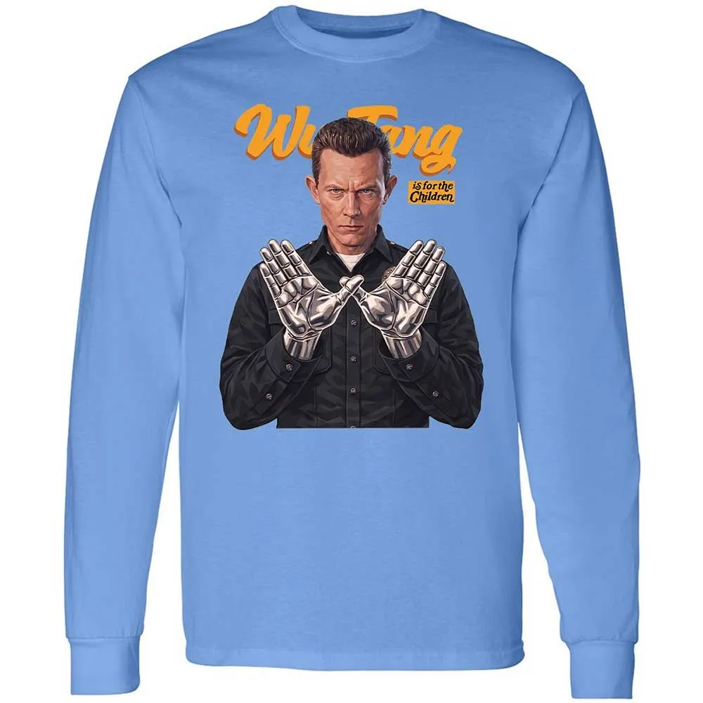 Long Sleeve T-Shirt - Black - Carolina Blue - 15